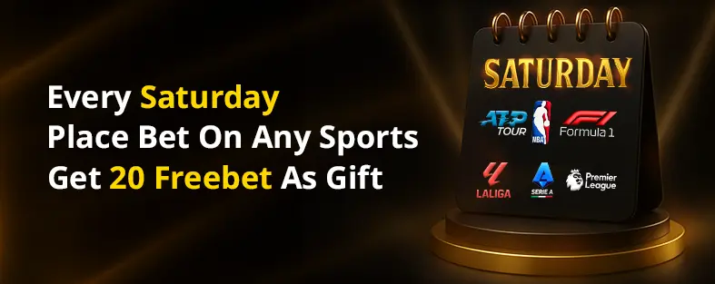 Goldenbet Casino United Kingdom Saturday sports betting promo with 20 freebet offer